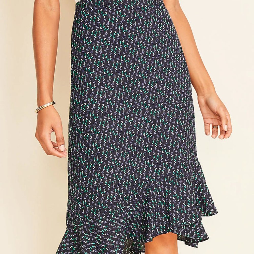Ann Taylor Floral Skirt